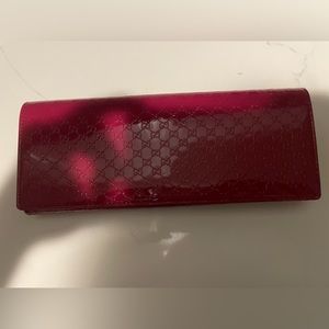 Hot pink gucci clutch